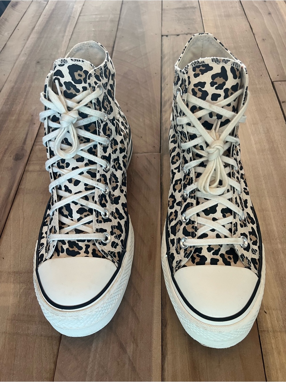 Converse Chuck Taylor All Star Hi Lift Platform Cheetah Leopard Print Size 11